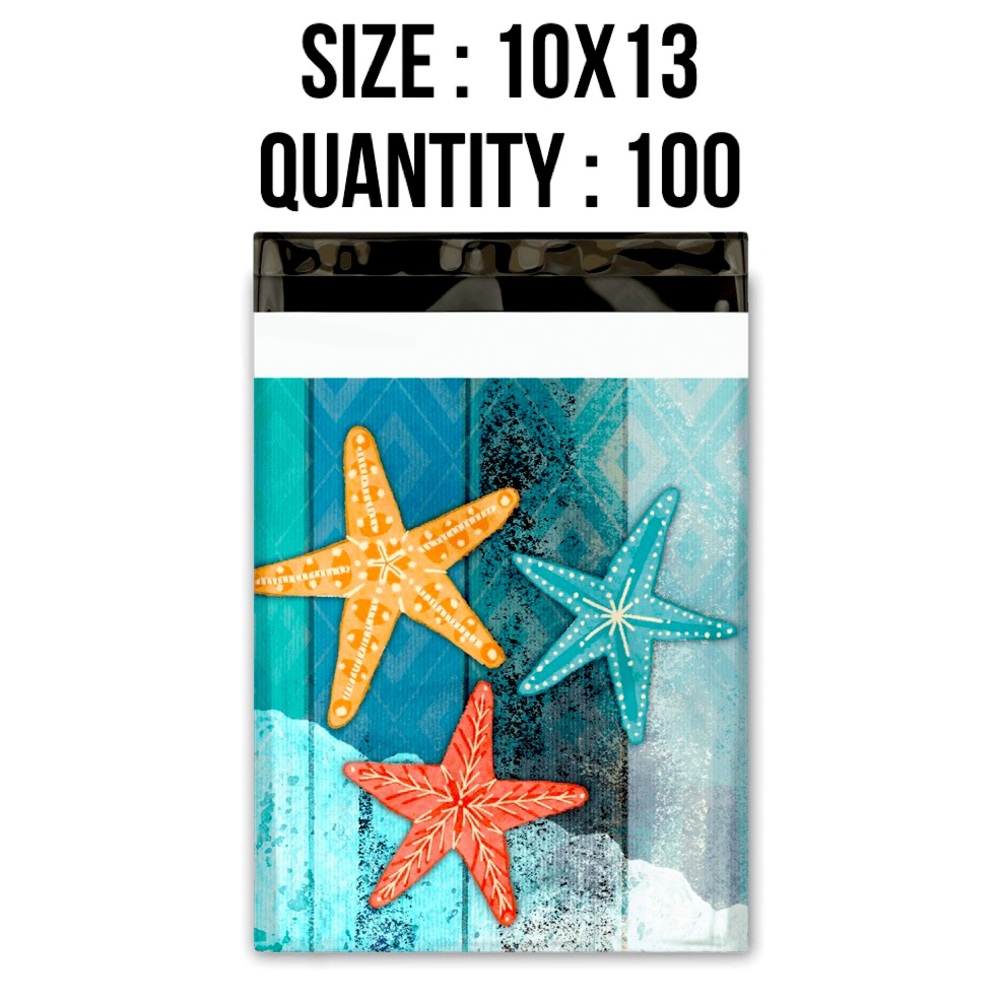 100 Mailers poly 10x13 CLOSEOUT SALE RECYCLABLE Sustainable Packaging